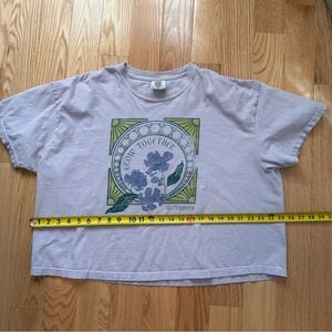 Comfort Colors Light Purple 2XL crop T-Shirt